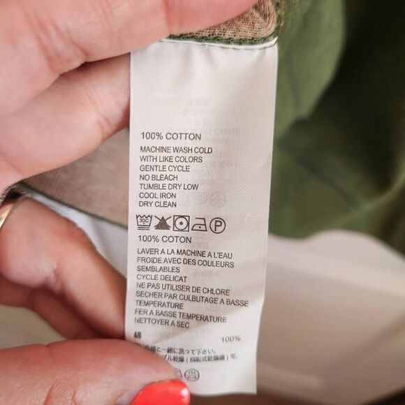 Tommy Bahama Sweater Mens Large 1/4 Zip Reversible Ribbed Pullover Green Tan - Picture 5 of 5